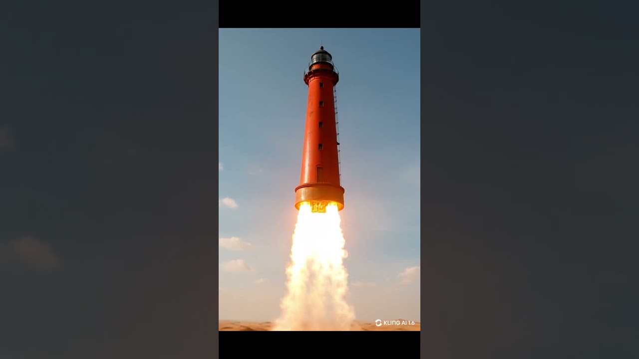 Jetpack Launch in Futuristic City | Epic Rocket Takeoff Animation 4K 