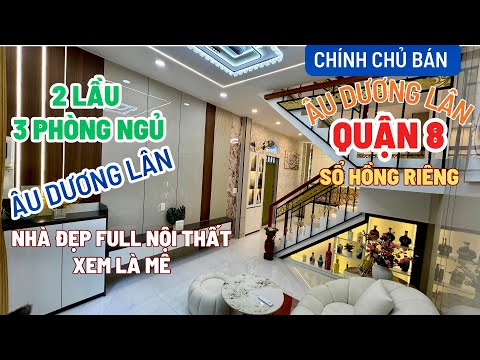 ⭐Phải nói căn nhà sịn sò giá bình dân Quận 8 | 3 Phòng đủ nội thất ⚡Âu Dương Lân P3Q8 chỉ  5T680 TL
