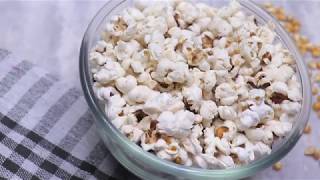 Healthy Popcorn | Vegan, oil free & Cheesy | More SJ