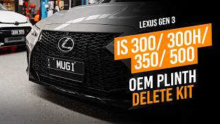 How to Install Number Plates on a Lexus IS500