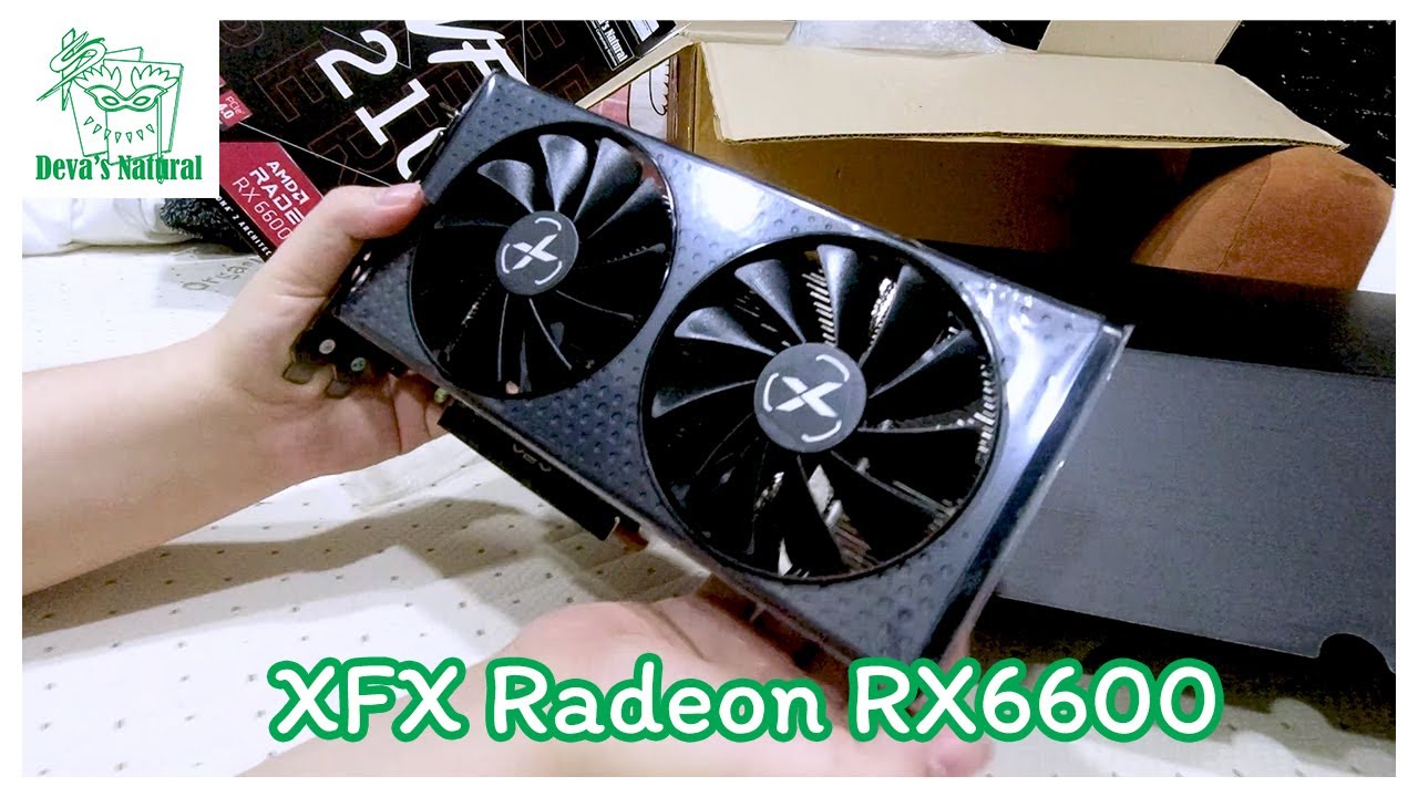 พรีวิว XFX Radeon RX6600 - YouTube