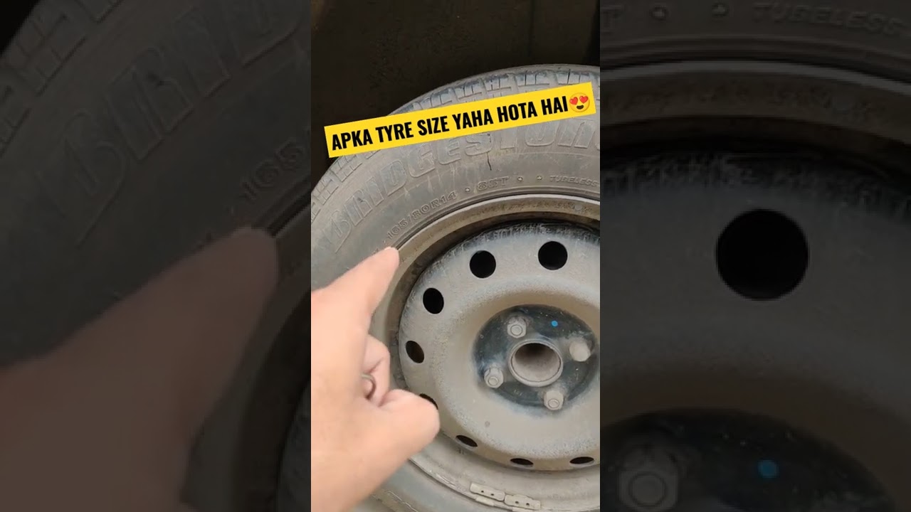 How to know your tyre size 
