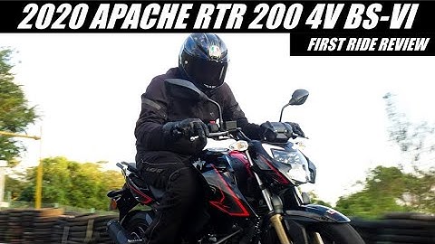2020 TVS Apache RTR 200 4V BS-VI - First ride review