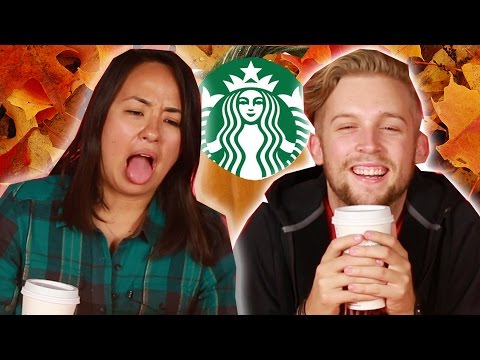 People Try Pumpkin Spice Lattes For The First Time