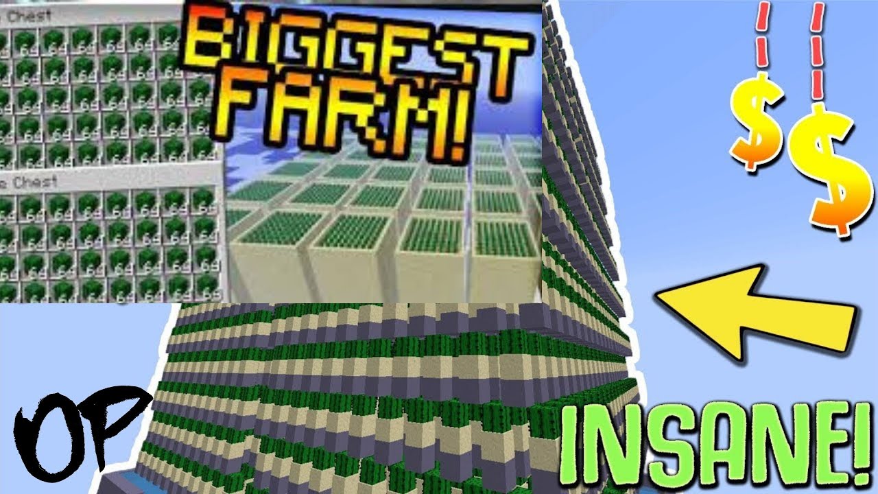 Skyblock Hypixel Speed Up Cactus farm montage *Op Money maker!!!