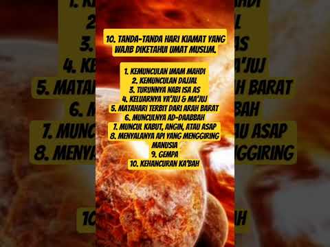 Tanda-tanda hari kiamat