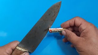Sharpening Knives Like A Razor. In 5 Minutes With An Old Battery