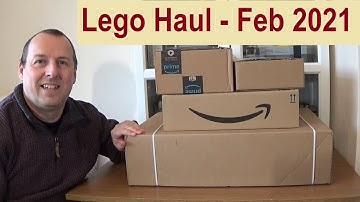 Lego Haul / Unboxing. February 2021. My latest Online Lego haul from Lego.com and Amazon