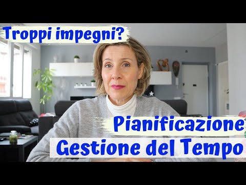 COME PIANIFICO LE