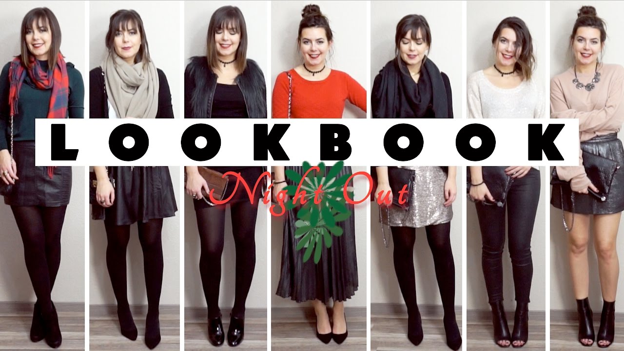 WINTER LOOKBOOK NIGHT OUT Party Outfits Weihnachten Silvester 