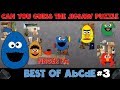 Best Of AbCdE Can you guess the Jigsaw PUZZLE Video 3 Sesame Street Surprise Eggs
