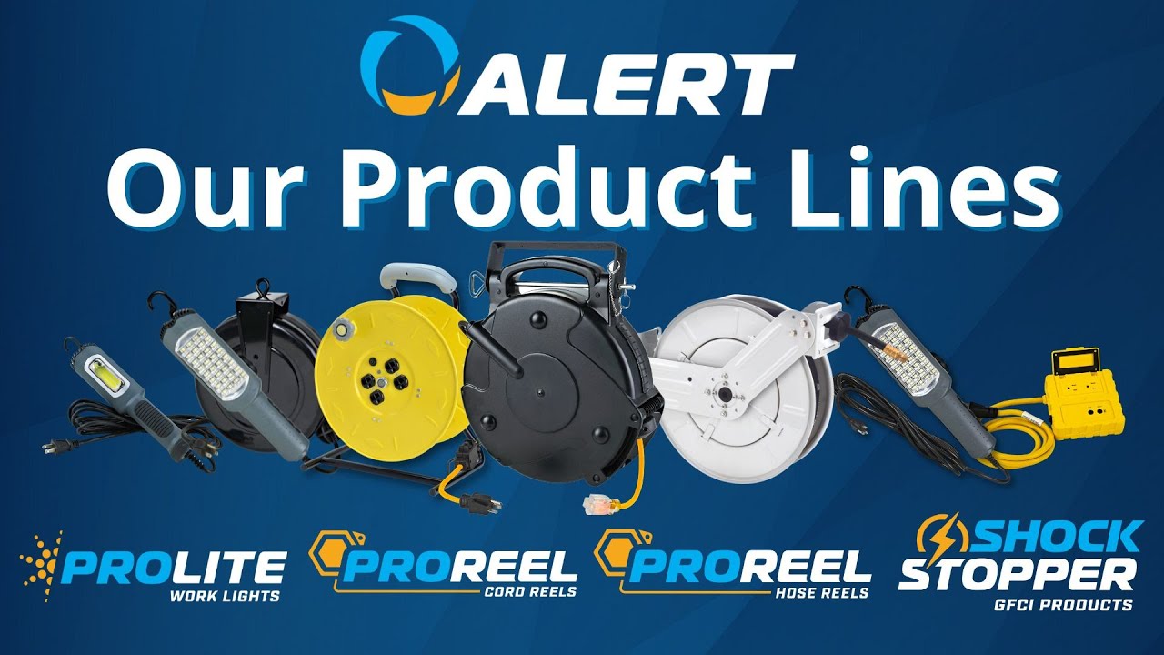 Alert Reel Manufacturing - Our Product Lines - Retractable Cord