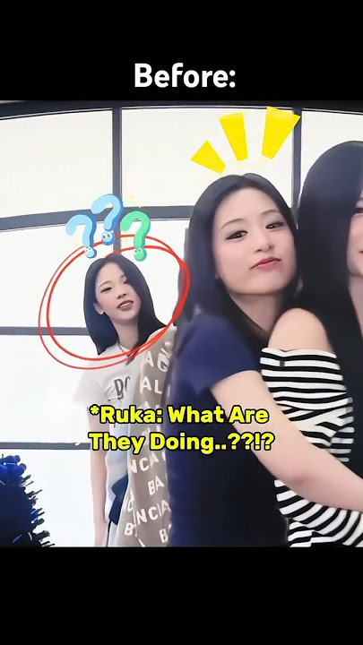 Ruka Learns From Ahyeon. She Can Do It Too 😅❤️.#babymonster #baemon #ruka #ahyeon #fypviralシ #shorts