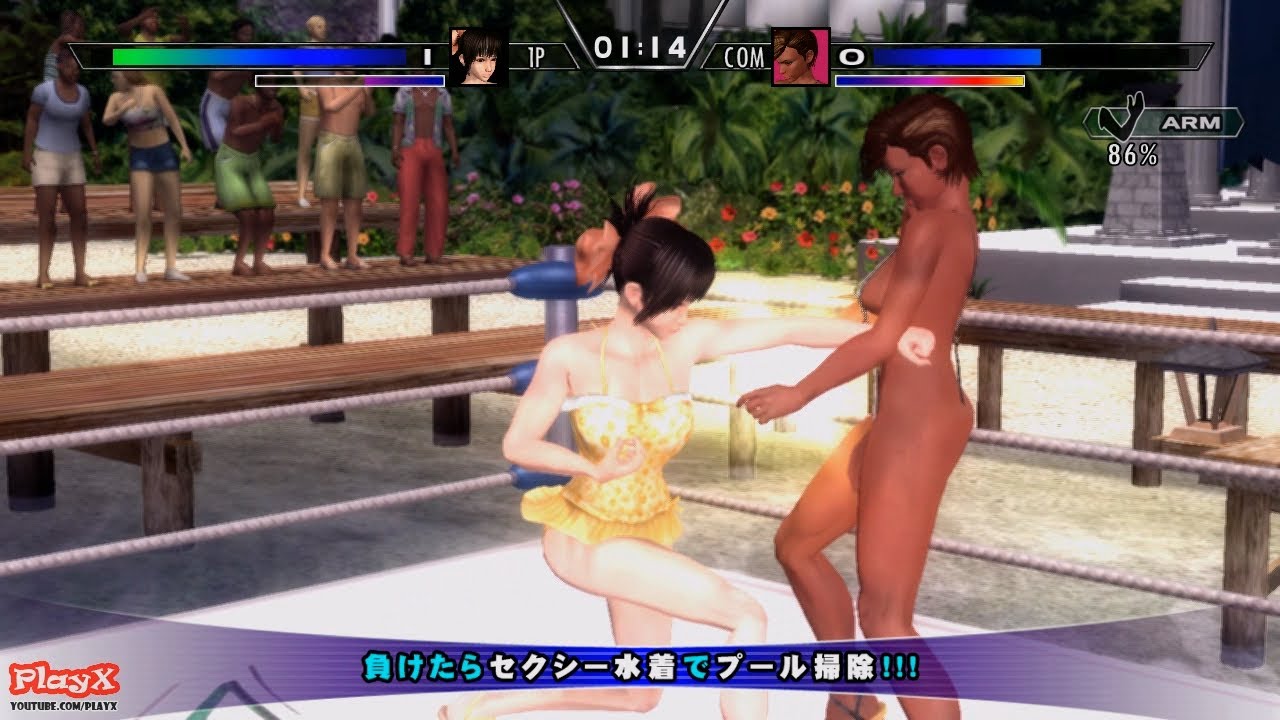 Rumble Roses XX - Queens Makoto Aihara Vs Dr. Anesthesia 