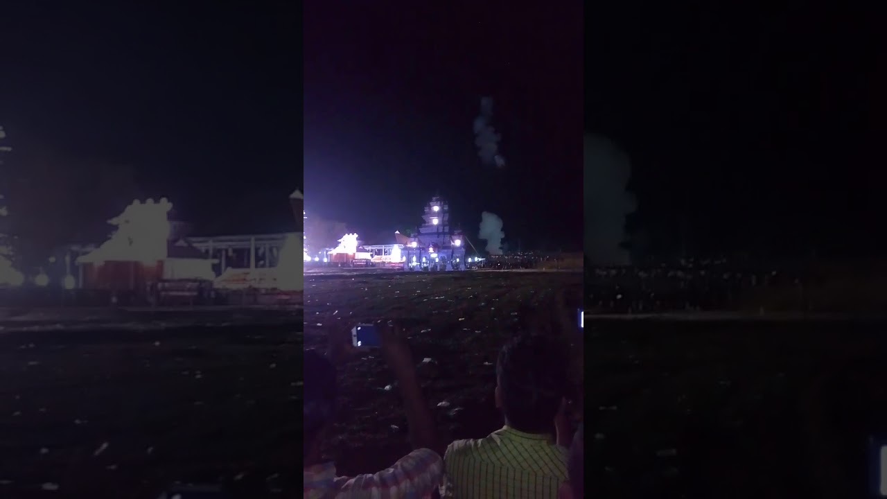 ഉത്രാളികാവിൽ നടന്ന ഏറ്റവും  വലിയ വെടിക്കെട്ട്.Uthralikavu Pooram 2016.Enkakkad Desam ead fireworks.#