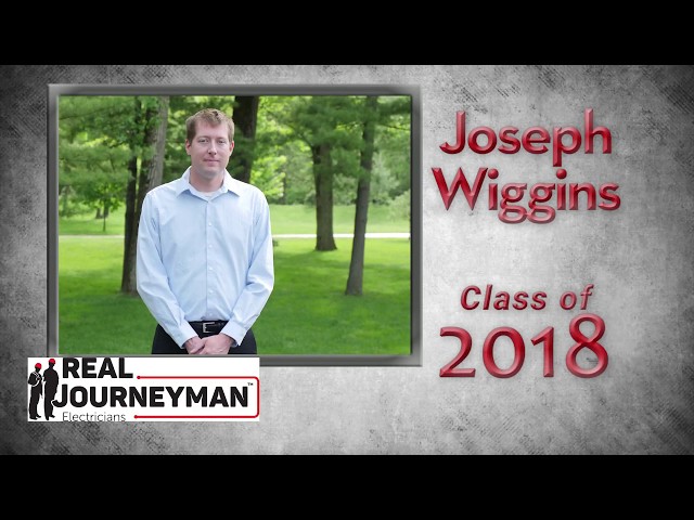 2018 Real Journeyman Grads - Joseph Wiggins