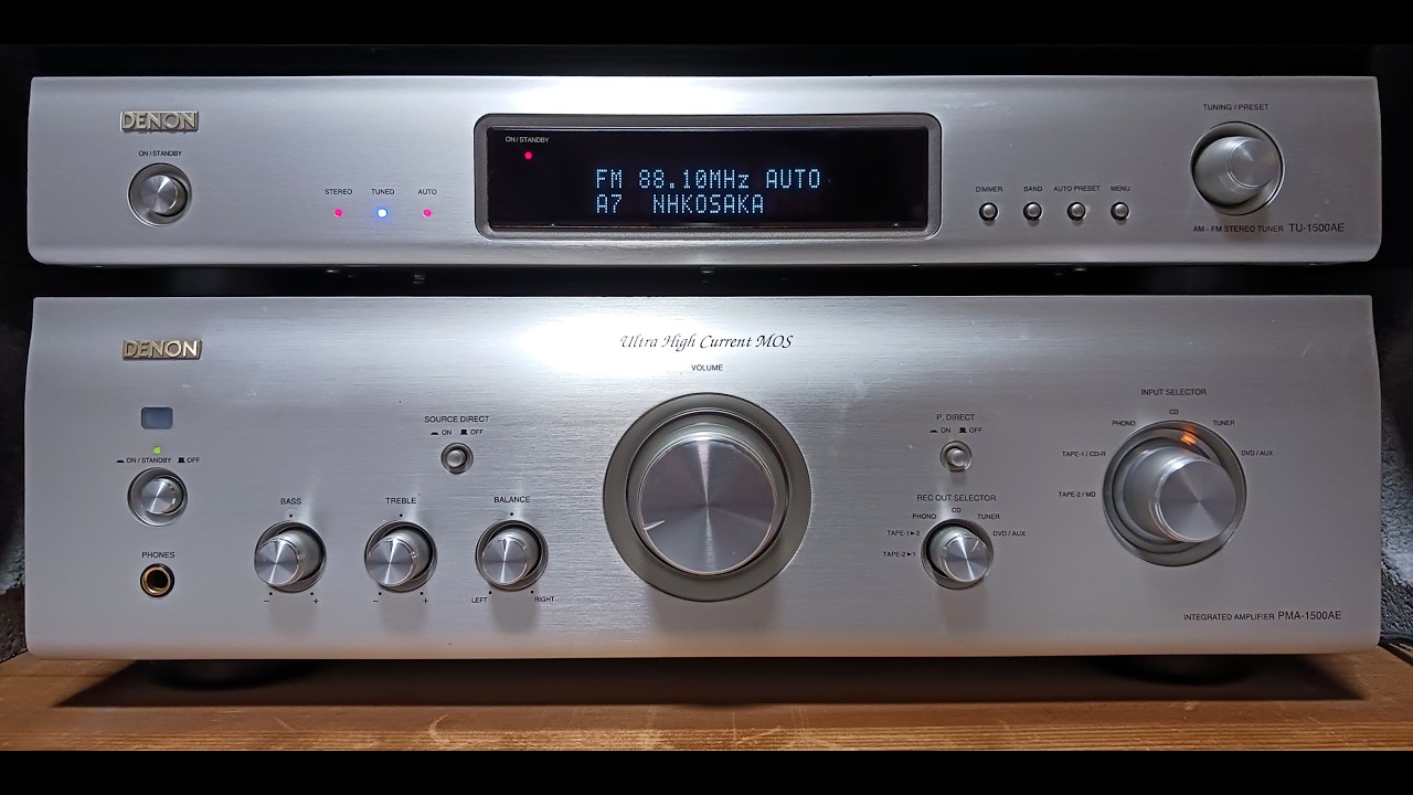 希少✨動作確認済み✨DENON TU-1500AE AM FMステレオチューナー TU-1500AE - チューナー | Denon - 日本