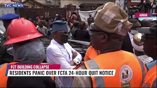 FCT Residents Panic Over FCTA 24-Hour Quit Notice After Building Collapse