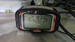 Ktm Lc4 Sxc 625 Tokod Speedometer test