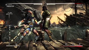 Mortal Kombat X - Predator Warrior 46% Combo (1 Bar)