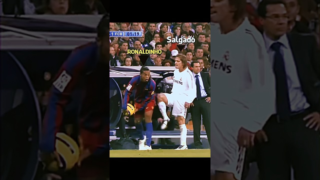 ⁣Ronaldinho va Salgado ! Revenge 🤫 #football #soccer #shorts