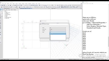 HOW TO DEFINE MATERIAL PROPERTIES IN ETABS V16