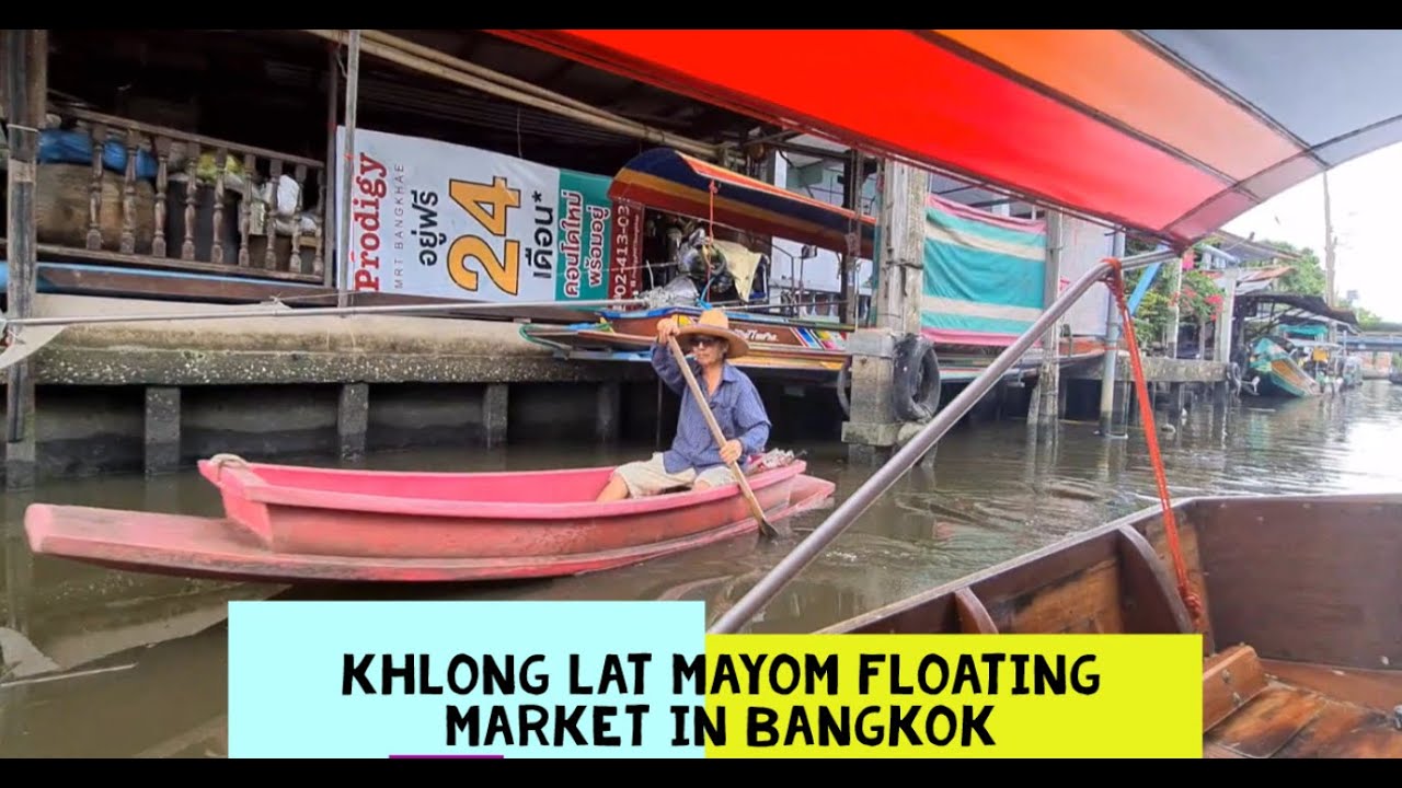 Khlong Lat Mayom Floating Market in Bangkok (VLOG #13)
