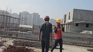 Terrace Floor Work By Labour