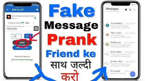 Fake OTP Sender App | Send Continuous OTP Messages | OTP Messages Prank