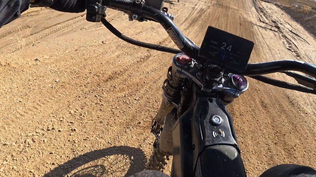 Practice laps at glen Helen on a talaria xxx raw footage huge crash!!!!!!!