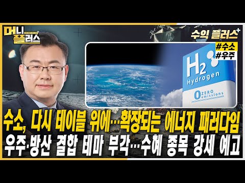 [김동엽의 수익플러스] <strong>수소</strong>, 다시 테이블 위에…확장되는 에너지 패러다임ㅣ우주·방산 결합 테마 부각…수혜 종목 강세 예고ㅣ한국경제TVㅣ머니플러스