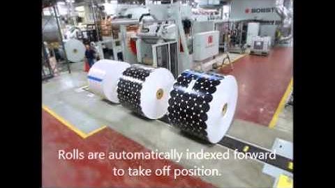 Harmax Segmented Belt Conveyor installed on Martin Re Winder