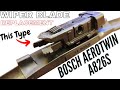 How to fit Bosch Aerotwin A826S Wiper Blades