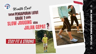 For GRADE 2 KNEE CALCULATION, choose SLOW JOGGING or Brisk WALKING Ep. 442