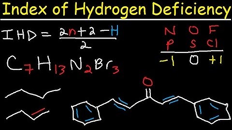 Degree of Unsaturation - Index of Hydroden Deficiency (IHD)