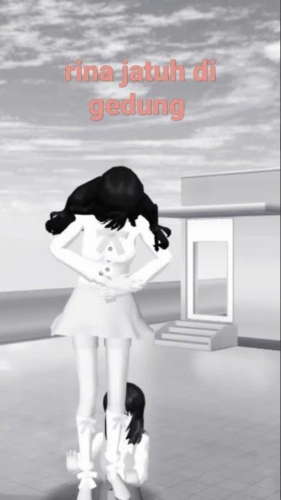 rina jatuh di gedung😭😭😭