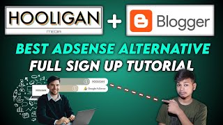 Holligan Media Ads on Blogger website | best AdSense alternative | high CPC adnetwork.