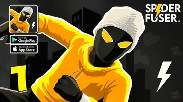 Spider Fuser - Gameplay Walkthrough Part 1 - All Map Data Unlock! (iOS, Android)