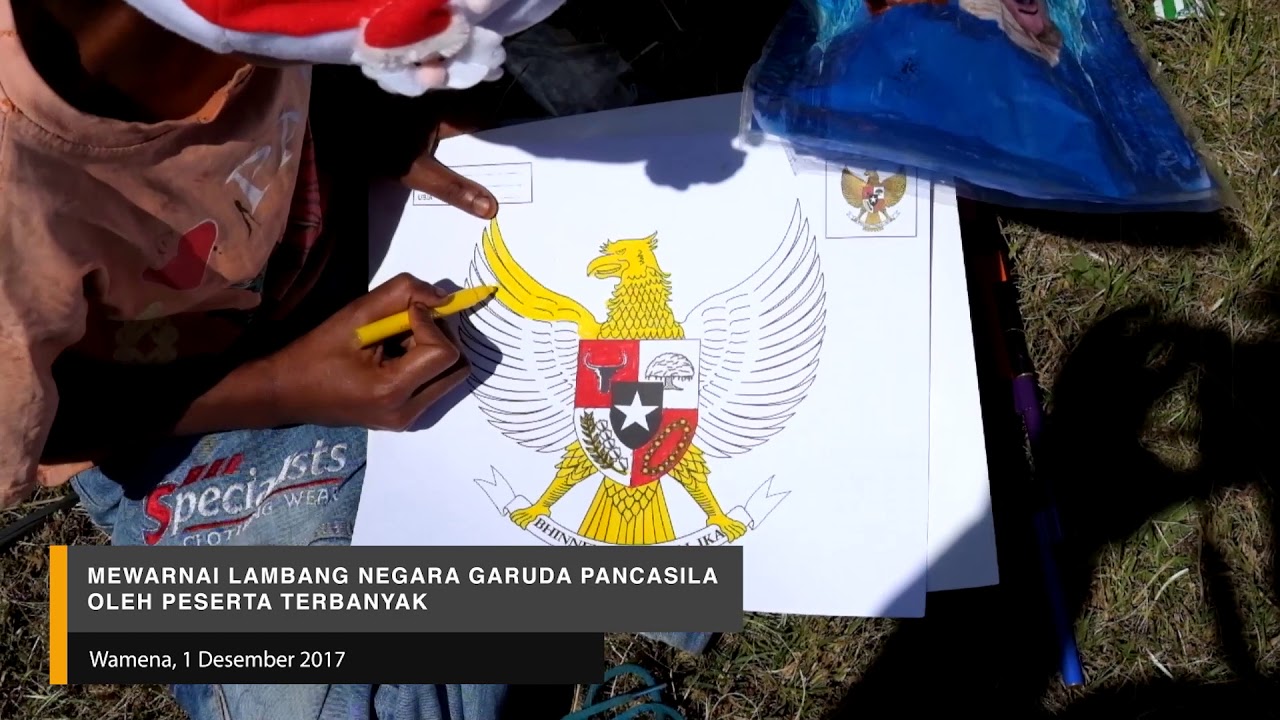 Gambar Mewarnai Garuda Pancasila