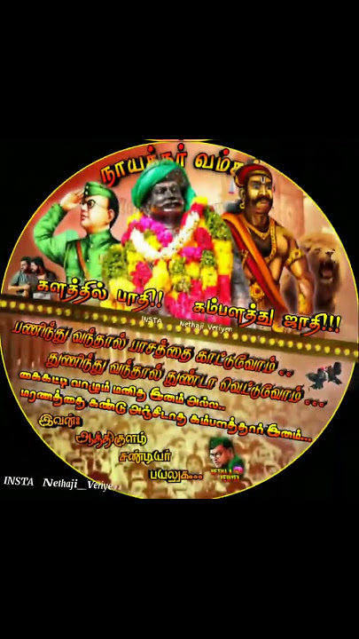 #nayakkar video #nethaji veriyen #thirumalai nayakkar vamsam# kattabommen video# nayakkar Vamsam 72