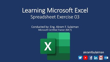 Spreadsheet Exercise  03