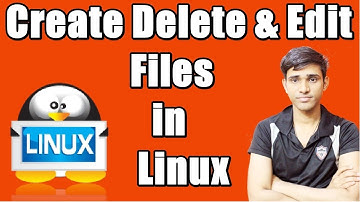 16 How to Create Delete and Edit File in Linux | Shubham Jangid