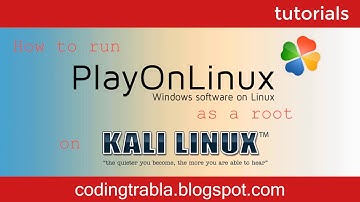 PlayOnLinux | Run | As Root | Terminal | Kali Linux | TechComSpot