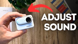 How to Adjust Sound on Insta360 Go3?