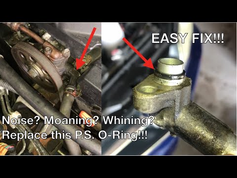 Noisy Power Steering Pump? How to Replace Inlet O-Ring - 2002 Acura TL/CL/MDX - Honda Accord/Odyssey