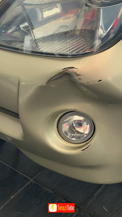 Fix Dented Car Bumper #repair #dent #carbumper