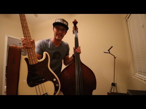 acoustic-or-electric-bass?---vlog-#303-september-28th-2017