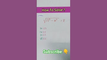 Can you solve it in just 5 seconds?? #maths #mathproblem #shorts #ytshorts #trending #algebra #yt