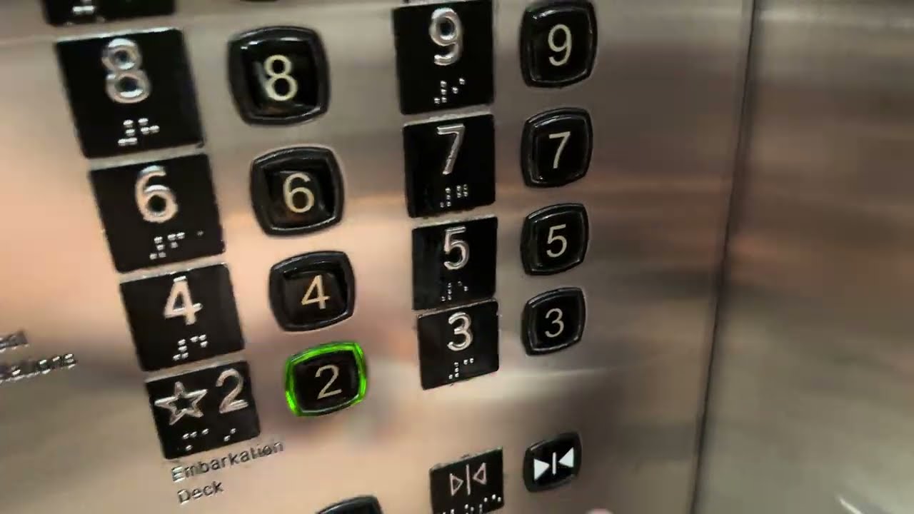 MacGREGOR KONE Traction Forward Elevators @ Serenade of the Seas Cruise Ship