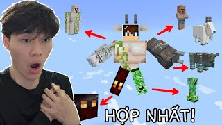 Mình Đã Sinh Tồn nhưng Hợp Nhất các Mob (MCPE)